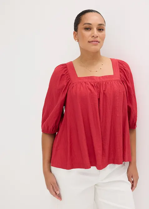 Blouse &agrave; effet froiss&eacute;, bonprix
