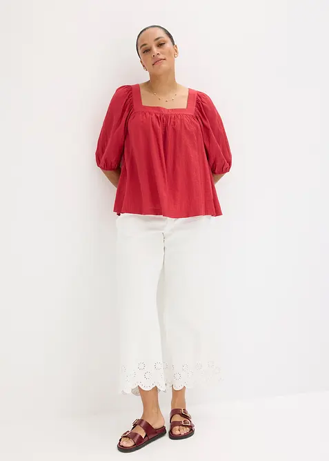 Blouse &agrave; effet froiss&eacute;, bonprix