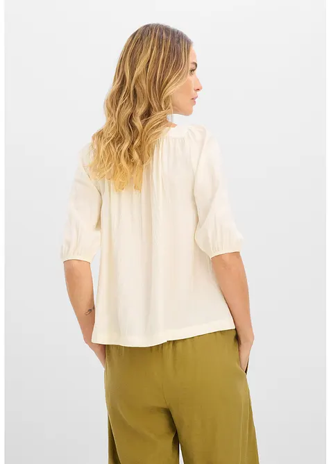 Bluse aus strukturiertem Crinkle, bonprix