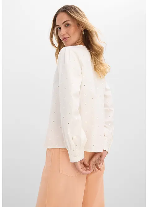 Bluse aus griffigem Popeline, bonprix