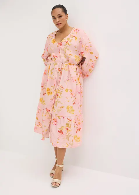 Robe midi douce, bonprix