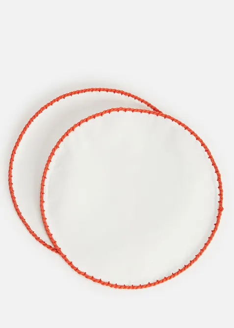 Tischset aus Bio Baumwolle mit Cord (2er Pack), bonprix