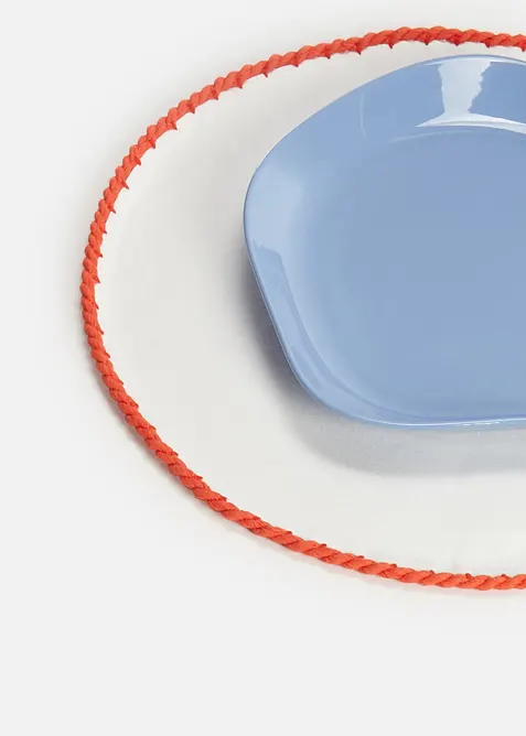 Tischset aus Bio Baumwolle mit Cord (2er Pack), bonprix