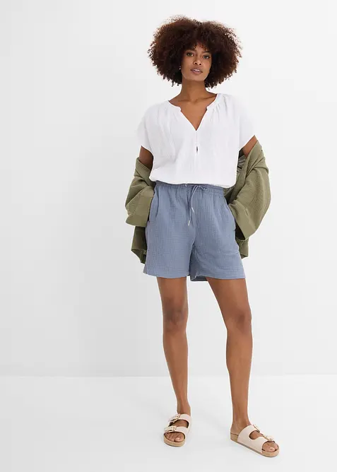 Short en gaze de coton, bonprix