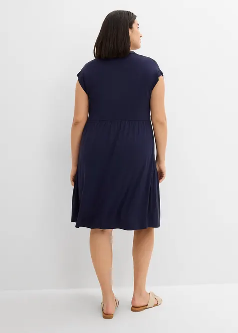 Robe-tunique douce en viscose extensible, bonprix