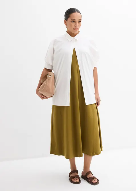 Jerseykleid aus reiner Bio-Baumwolle, bonprix
