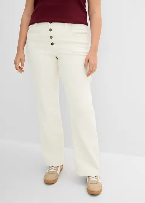 Straight-Jeans High Waist, Stretch, bonprix