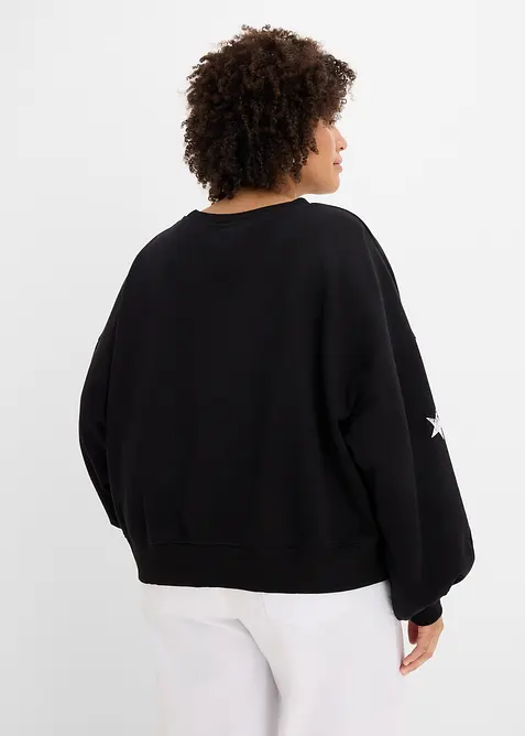 Sweat oversize 100% coton, bonprix