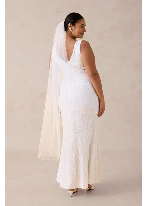 Brautkleid mit Paillettenstickerei, bonprix