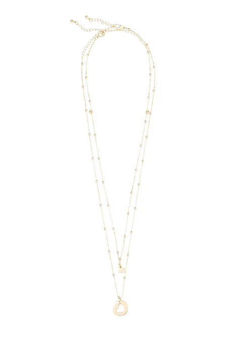 Kettenset (2-tlg.Set) mit Herzanh&auml;ngern, bonprix