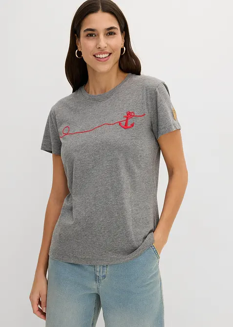 T-shirt brod&eacute;, bonprix