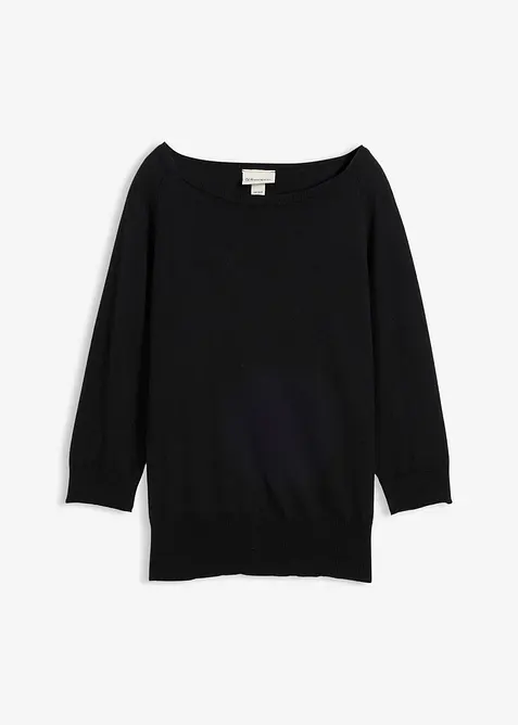 Pullover mit Seidenanteil, bonprix