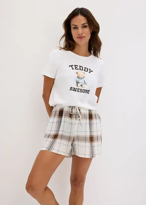 Pyjashort 100% coton, bonprix