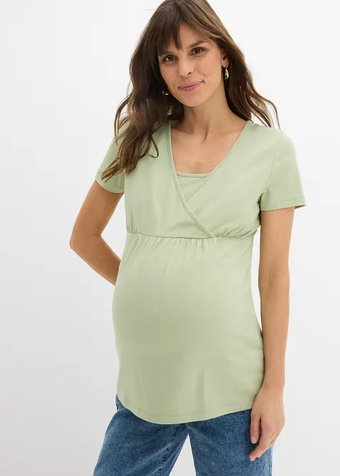 T-shirt de grossesse et d&rsquo;allaitement en coton, bonprix