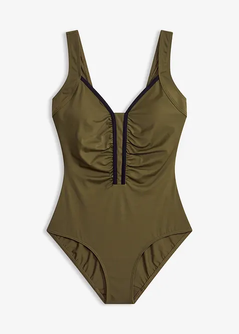 Badeanzug mit Paspel, bonprix