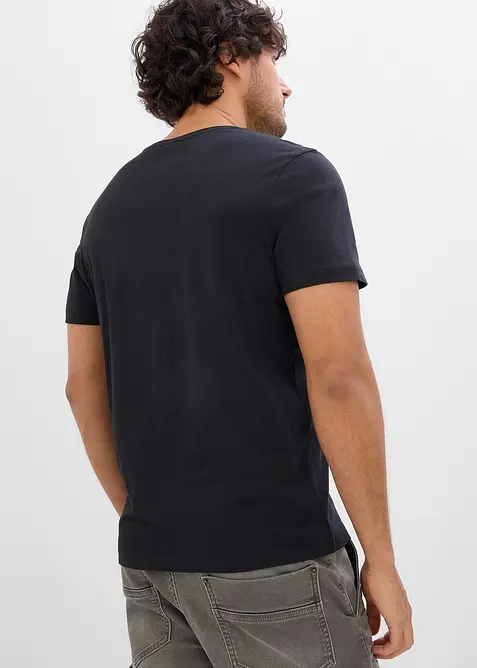 T-Shirt mit V-Ausschnitt (3er-Pack), bonprix