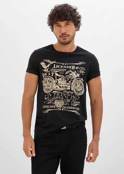 T-Shirt aus reiner Baumwolle, bonprix