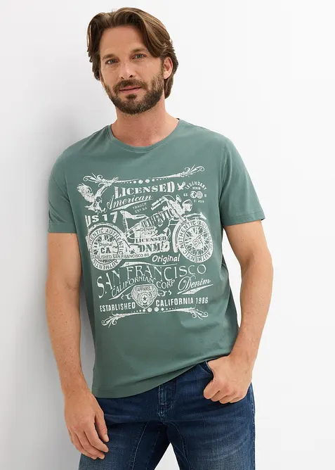 T-Shirt aus reiner Baumwolle, bonprix