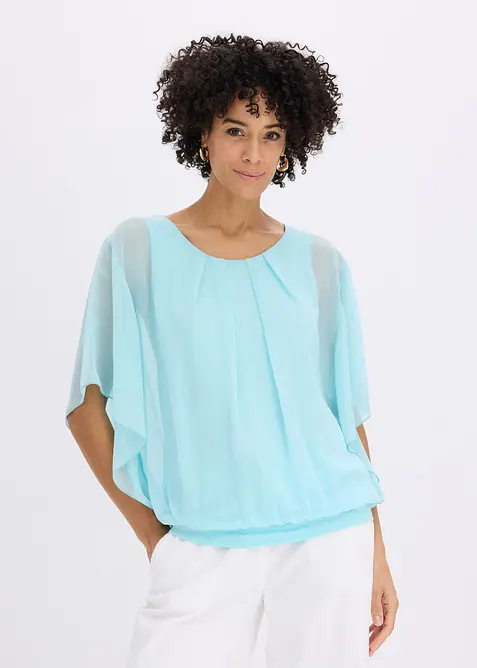 Chiffonbluse mit Untertop, bonprix