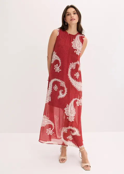 Robe longue en mousseline, bonprix