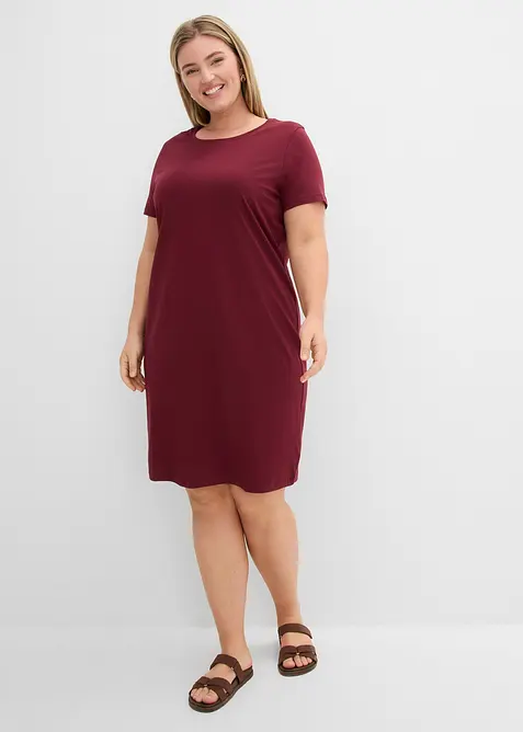 Jerseykleid aus reiner Baumwolle (2er Pack), bonprix