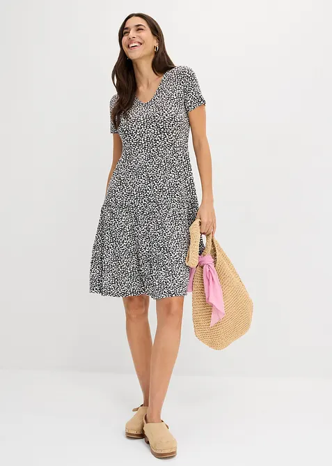 Jerseykleid aus Viskose-Mix, bonprix