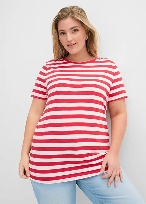 T-shirts col rond en coton, bonprix