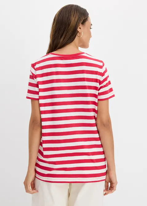 Rundhals-T-Shirt (2er Pack), bonprix