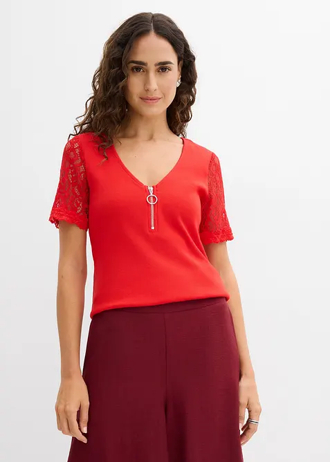 T-shirt en coton c&ocirc;tel&eacute;, bonprix