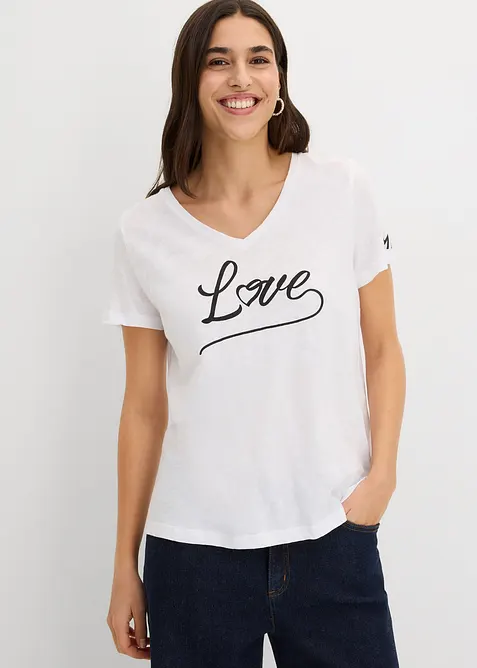 Shirt mit Druck, bonprix