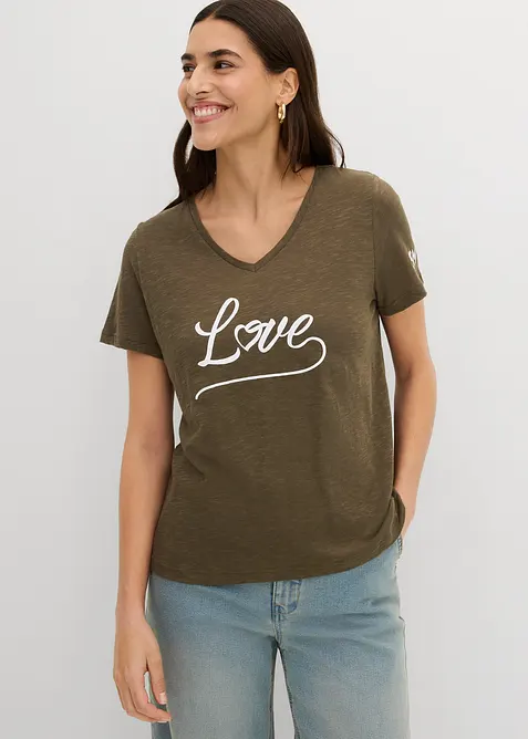 T-shirt &agrave; imprim&eacute;, bonprix