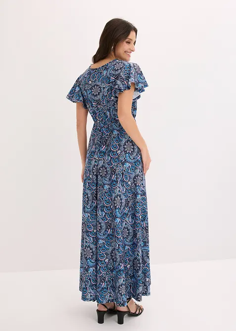 Bedrucktes Jersey-Maxikleid, bonprix