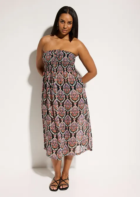 Robe de plage en cr&ecirc;pe, bonprix