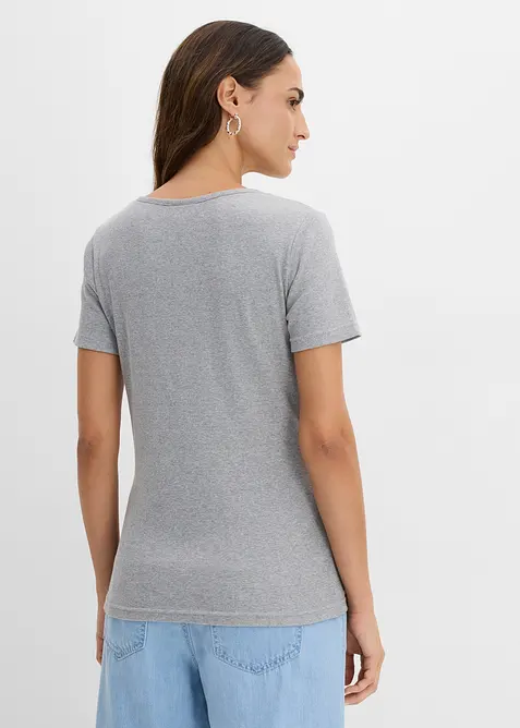 Henleyshirt aus reiner Bio-Baumwolle, bonprix