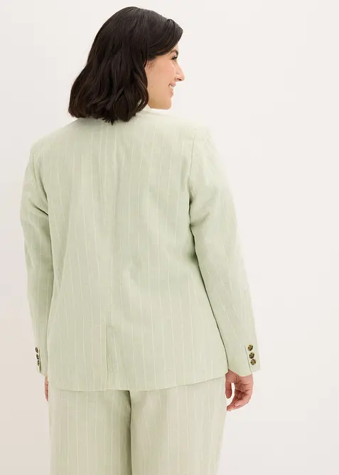 Blazer en lin majoritaire, bonprix