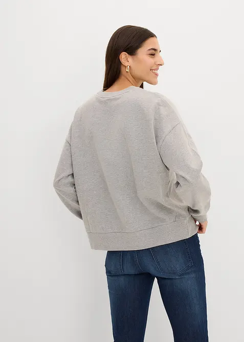 Sweat oversize avec broderie, bonprix