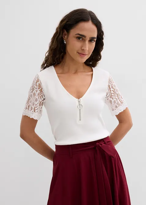 T-shirt en coton c&ocirc;tel&eacute;, bonprix