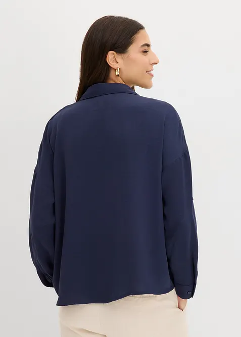 Bluse aus leichtem Cr&ecirc;pe, bonprix
