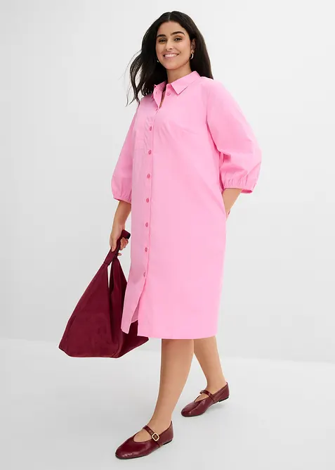 Blusenkleid aus leichter Baumwolle, bonprix