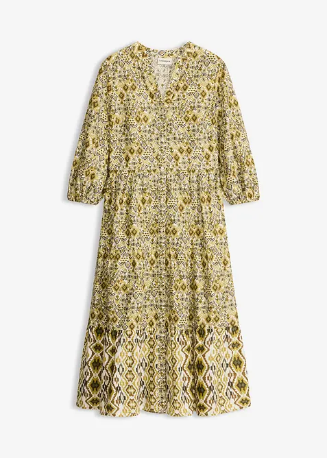 Midikleid aus leichter Baumwolle, bonprix