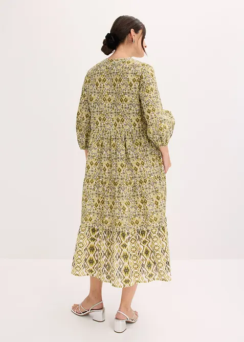 Midikleid aus leichter Baumwolle, bonprix