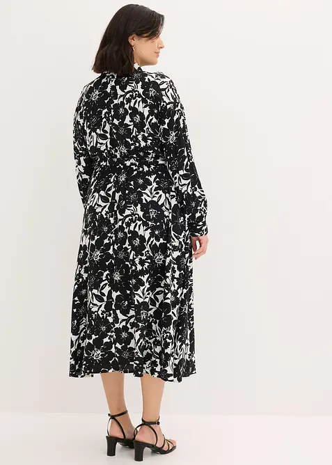 Hemdblusenkleid aus Viskose, bonprix