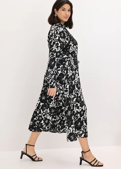 Hemdblusenkleid aus Viskose, bonprix