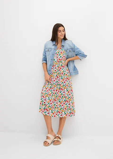 Shirtkleid aus Baumwoll-Viskose-Mix, bonprix