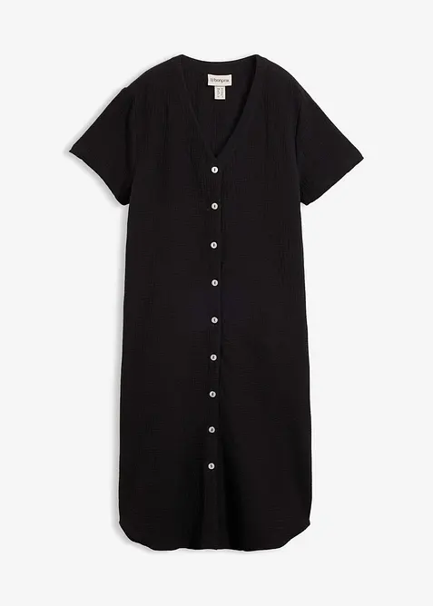 Blusenkleid aus softem Musselin, bonprix