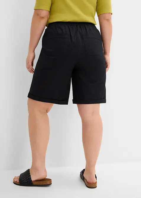 Papertouch-Bermuda aus Baumwoll-Mix, bonprix