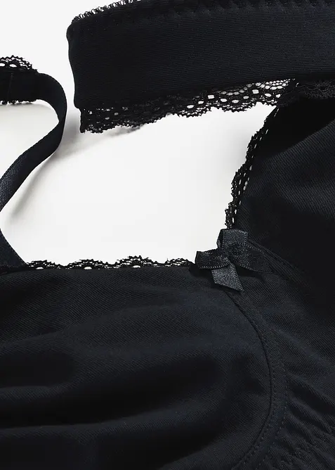 Minimizer T-Shirt-BH ohne B&uuml;gel mit Bio-Baumwolle (2er Pack), bonprix