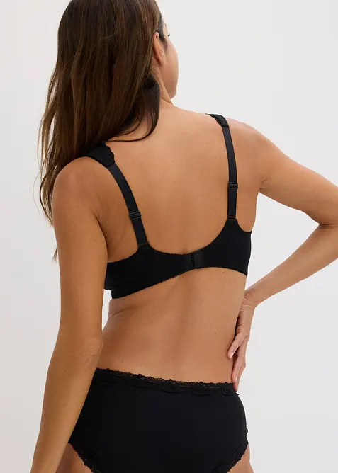 Minimizer T-Shirt-BH ohne B&uuml;gel mit Bio-Baumwolle (2er Pack), bonprix