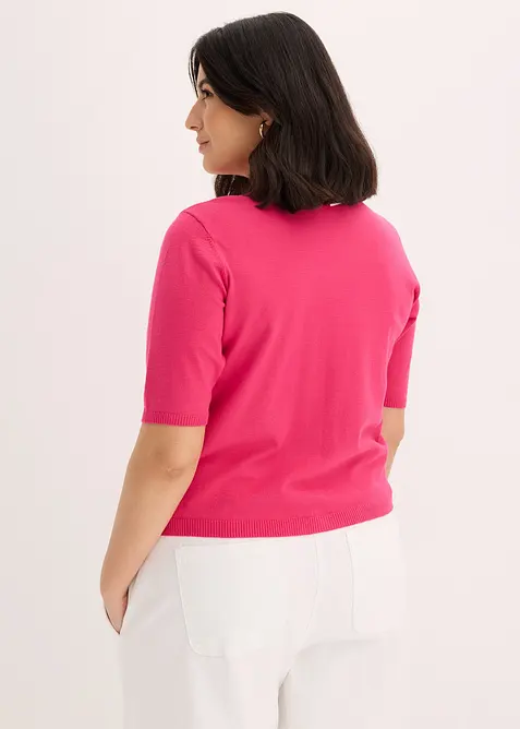 Feinstrickjacke aus feinem Viskose-Mix, bonprix