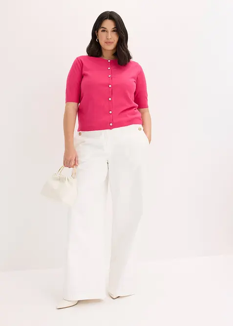 Feinstrickjacke aus feinem Viskose-Mix, bonprix